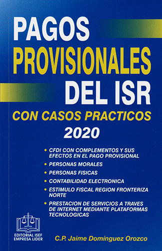 Librería Morelos Pagos Provisionales Del Isr Con Casos Practicos 2020 7494