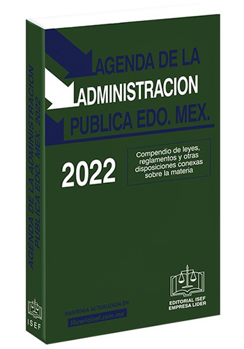 AGENDA DE LA ADMINISTRACION PUBLICA DEL ESTADO DE MEXICO 2022