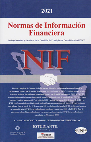 2021 NORMAS DE INFORMACION FINANCIERA (NIF) ESTUDIANTIL
