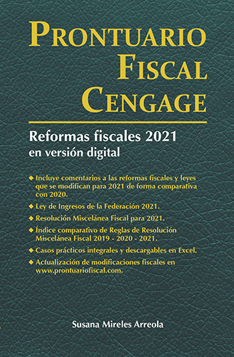 2021 PRONTUARIO FISCAL CENGAGE