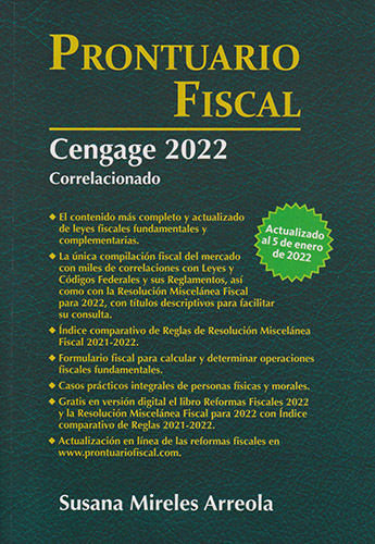 PRONTUARIO FISCAL CENGAGE 2022
