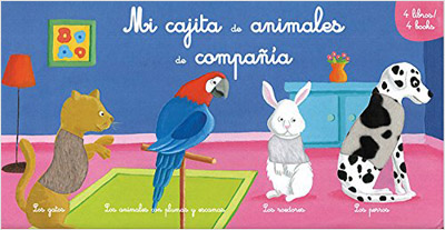 MI CAJITA DE ANIMALES DE COMPANIA (4 LIBROS)
