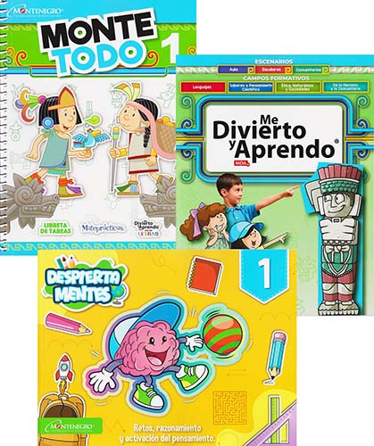 ME DIVIERTO Y APRENDO MDA 1 PRIMARIA (INCLUYE DESPIERTA MENTES, MONTE TODO Y ME DIVIERTO Y APRENDO CON LAS LETRAS)
