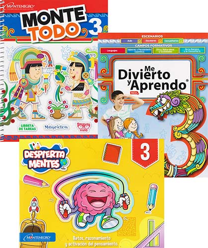 ME DIVIERTO Y APRENDO MDA 3 PRIMARIA (INCLUYE DESPIERTA MENTES Y MONTE TODO)