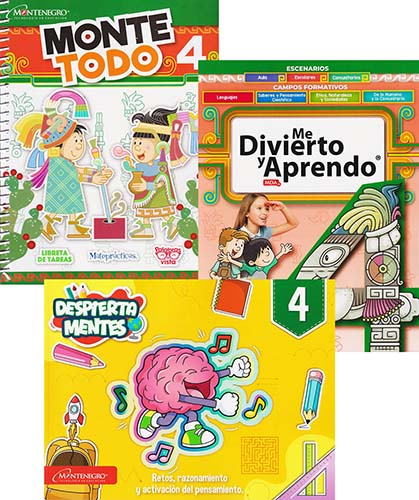 ME DIVIERTO Y APRENDO MDA 4 PRIMARIA (INCLUYE DESPIERTA MENTES Y MONTE TODO)