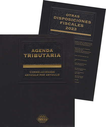 AGENDA TRIBUTARIA 2023 INCLUYE OTRAS DISPOSICIONES FISCALES (EJECUTIVA)