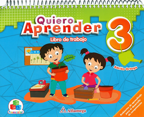 Librería Morelos | QUIERO APRENDER 3 LIBRO DE TRABAJO PREESCOLAR