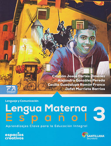 Librería Morelos | LENGUA MATERNA ESPAÑOL 3 SECUNDARIA (ESPACIOS CREATIVOS)