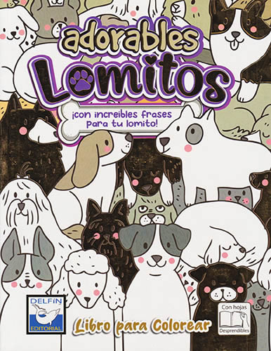 ADORABLES LOMITOS: LIBRO PARA COLOREAR (MANDALAS)