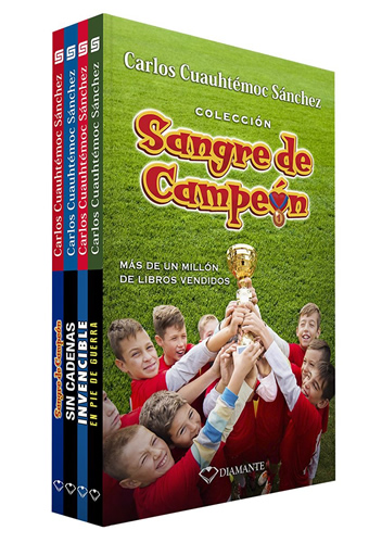 PAQUETE SANGRE DE CAMPEON (INCLUYE SANGRE DE CAMPEON, SIN CADENAS, INVENCIBLE Y EN PIE DE GUERRA)