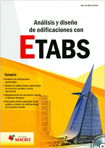 ANALISIS Y DISEÑO DE EDIFICACIONES CON ETABS V.9 (INCLUYE CD)