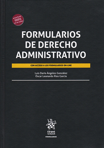 FORMULARIOS DE DERECHO ADMINISTRATIVO (INCLUYE EBOOK)
