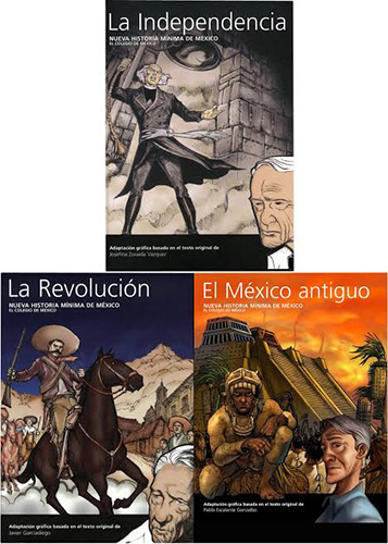 PAQUETE HISTORIA MINIMA DE MEXICO (LA REVOLUCION, LA INDEPENDENCIA Y EL MEXICO ANTIGUO)