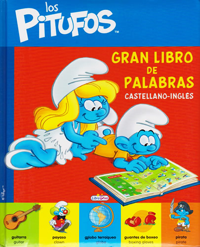 LOS PITUFOS: GRAN LIBRO DE PALABRAS (CASTELLANO-INGLES)