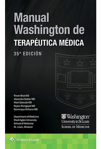 MANUAL WASHINGTON DE TERAPEUTICA MEDICA (INCLUYE EBOOK)
