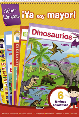 ¡YA SOY MAYOR! (6 LAMINAS EDUCATIVAS)