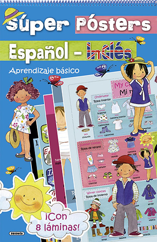 SUPER POSTERS ESPAÑOL - INGLES: APRENDIZAJE BASICO