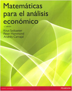 MATEMATICAS PARA EL ANALISIS ECONOMICO