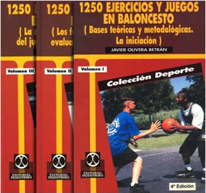 1250 EJERCICIOS Y JUEGOS EN BALONCESTO (3 VOLUMENES)