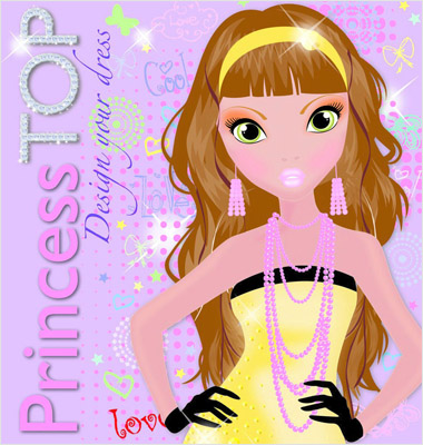 PRINCESS TOP DESIGN YOUR DRESS 1 (MORADO)