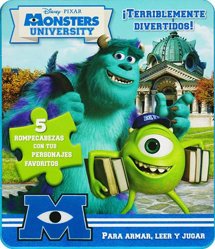 MONSTER UNIVERSITY: TERRIBLEMETE DIVERTIDOS (5 ROMPECABEZAS CON TUS PERSONAJES FAVORITOS)