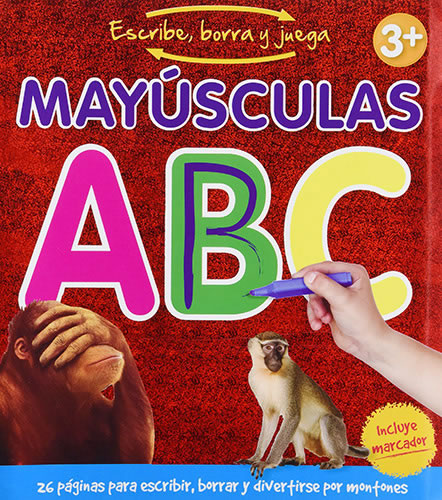 MAYUSCULAS ABC: ESCRIBE, BORRA Y JUEGA