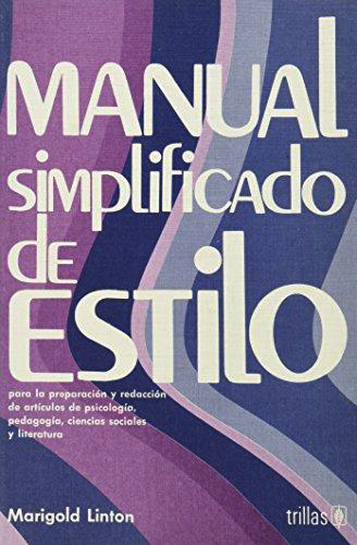 MANUAL SIMPLIFICADO DE ESTILO