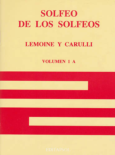 SOLFEO DE LOS SOLFEOS VOLUMEN 1A