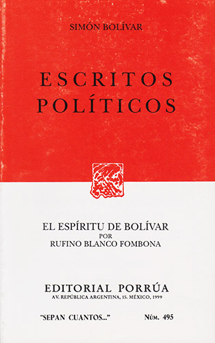 ESCRITOS POLITICOS - ESPIRITU DE BOLIVAR