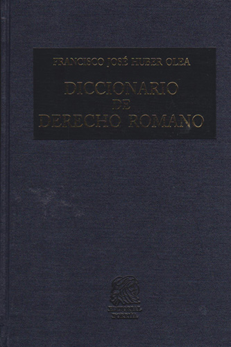 DICCIONARIO DE DERECHO ROMANO