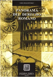 PANORAMA DEL DERECHO ROMANO