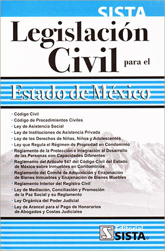 LEGISLACION CIVIL PARA EL ESTADO DE MEXICO 2022 (CODIGO) **DESCATALOGADO**