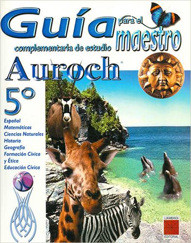 AUROCH PLAN DE CLASES 5º PRIMARIA AVANCE PROGRAMATICO (ANTERIOR)