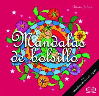 MANDALAS DE BOLSILLO 8 MAGENTA (CON STICKERS)