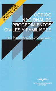 CODIGO NACIONAL DE PROCEDIMIENTOS CIVILES Y FAMILIARES 2023