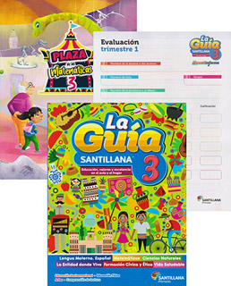 LA GUIA SANTILLANA 3 ESCUELA OFICIAL (PUBLICA) 2022 - 2023 (INCLUYE PLAZA DE LAS MATEMATICAS)