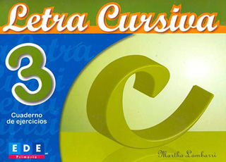 LETRA CURSIVA 3 CUADERNO DE EJERCICIOS