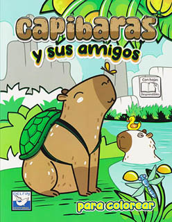 CAPIBARAS Y SUS AMIGOS PARA COLOREAR