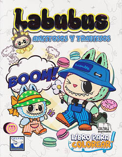 LABUBUS AMISTOSOS Y TRAVIESOS LIBRO PARA COLOREAR