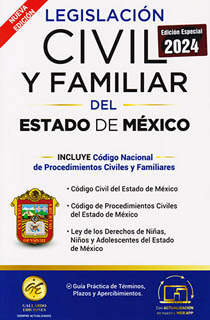 LEGISLACION CIVIL Y FAMILIAR DEL ESTADO DE MEXICO 2024 (BLANCA)
