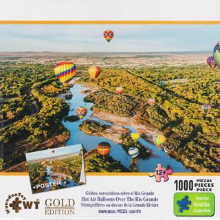 ROMPECABEZAS GLOBOS AEROSTATICOS SOBRE EL RIO GRANDE (1000 PZS.)