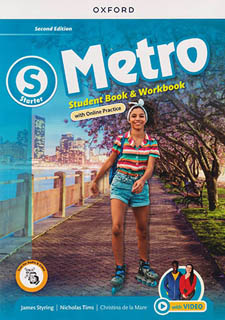 METRO STARTER LEVEL STUDENTS BOOK AND WORKBOOK WITH ONLINE PRACTICE