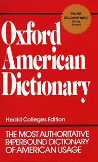 OXFORD AMERICAN DICTIONARY (HEALD COLLEGES...