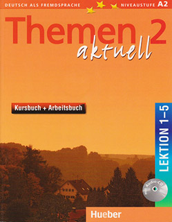 THEMEN AKTUELL 2 NIVEAUSTUFE A2 KURSBUCH + ARBEITSBUCH LEKTION 1-5 MIT AUDIO CD