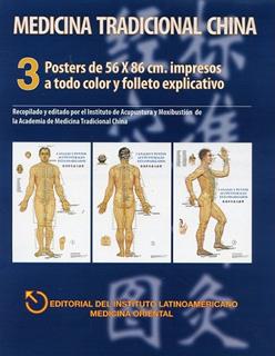 MEDICINA TRADICIONAL CHINA INCLUYE 3 POSTERS A COLOR (LIBRO DE POSTERS DE ACUPUNTURA)