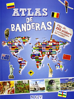 ATLAS DE BANDERAS (CON STICKERS)