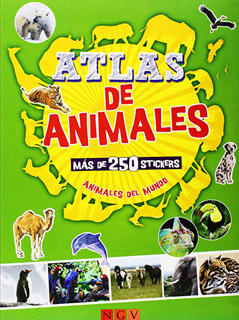 ATLAS DE ANIMALES (CON STICKERS)