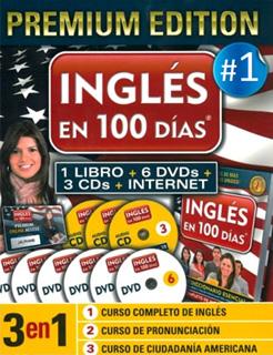 INGLES EN 100 DIAS PREMIUM EDITION (CONTIENE 1 LIBRO, 6 DVDS, 3 CDS)