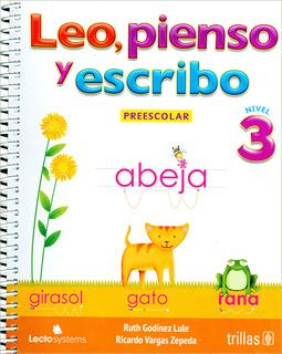 LEO, PIENSO Y ESCRIBO 3 NIVEL PREESCOLAR
