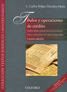 TITULOS Y OPERACIONES DE CREDITO (INCLUYE CD)